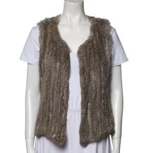 Real Rabbit Fur Vest